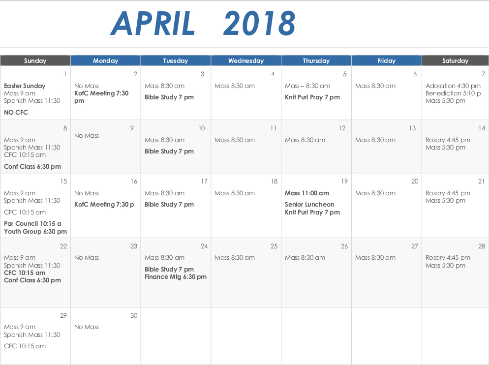 catholic calendar 2018 for mac